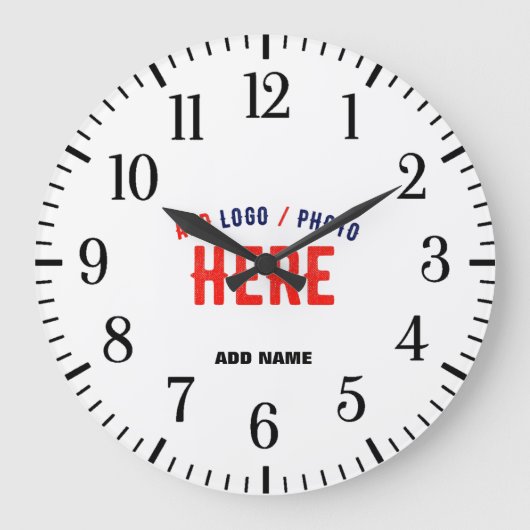 STYLISH MODERN  WHITE VERIFIEERDE BRAND GROTE KLOK (Voorkant)