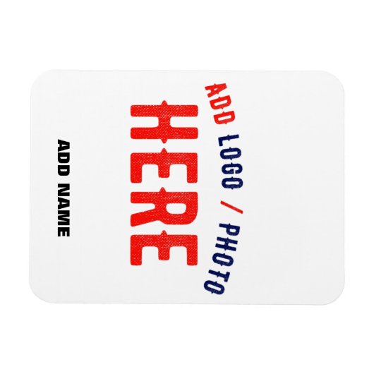 STYLISH MODERN  WHITE VERIFIEERDE BRAND MAGNEET (Horizontaal)