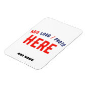 STYLISH MODERN WHITE VERIFIEERDE BRAND MAGNEET (Linkerzijde)