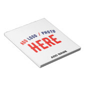 STYLISH MODERN WHITE VERIFIEERDE BRAND NOTITIEBLOK (Schuin)