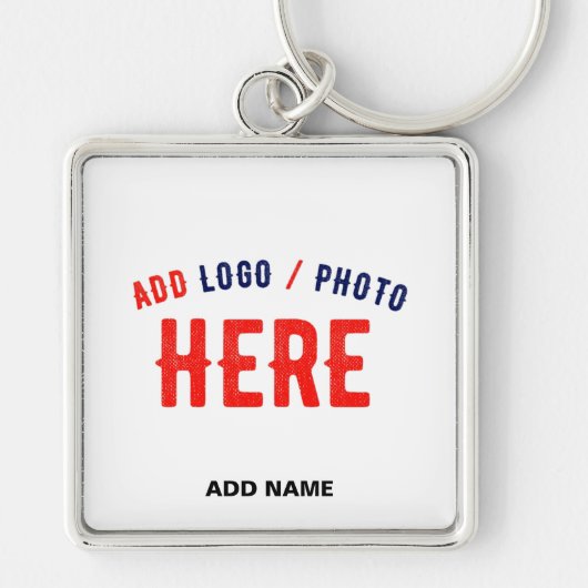 STYLISH MODERN WHITE VERIFIEERDE BRAND SLEUTELHANGER (Voorkant)