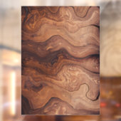 Stylish Modern Wooden Carpentry Background Raamsticker (Vel 2)