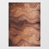 Stylish Modern Wooden Carpentry Background Raamsticker (Vel)