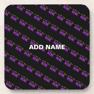 STYLISH MODERN  ZWARTE VERIFIEERDE BRAND BIER ONDERZETTER