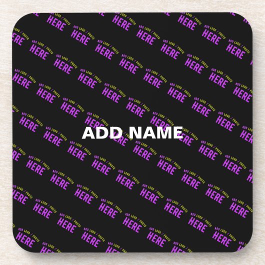 STYLISH MODERN  ZWARTE VERIFIEERDE BRAND BIER ONDERZETTER (Voorkant)