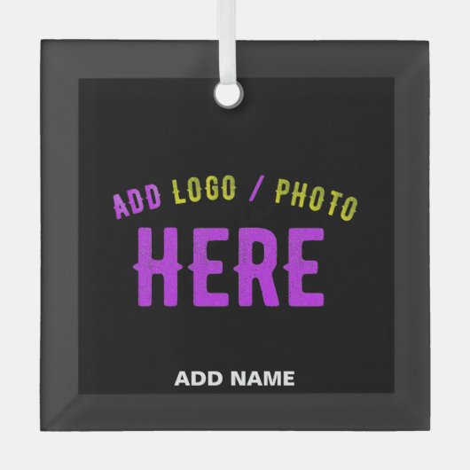 STYLISH MODERN  ZWARTE VERIFIEERDE BRAND GLAS ORNAMENT (Voorkant)