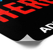 STYLISH MODERN  ZWARTE VERIFIEERDE BRAND POSTER (Hoek)