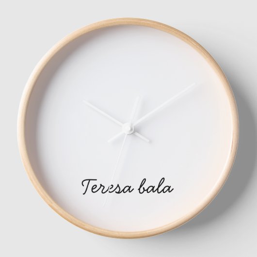 Stylish Monogram Modern Minimalist White Script (Voorkant)