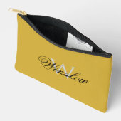 Stylish Monogram Zipper Pouch for Personal Items Etui (Open)