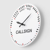 Stylish Morse Code Clock Grote Klok (Hoek)
