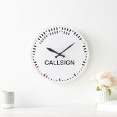 Stylish Morse Code Clock Grote Klok (Huis)