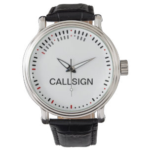 Stylish Morse Code Watch Horloge