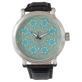 stylish mosaic dome  horloge