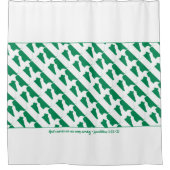 Stylish NIGERIA FLAG Christelijk Douchegordijn (Voorkant)