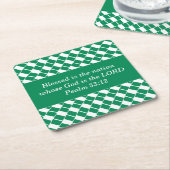 Stylish NIGERIA FLAG Kartonnen Onderzetters (Schuin)