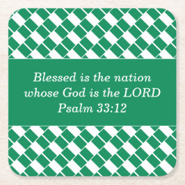 Stylish NIGERIA FLAG Kartonnen Onderzetters