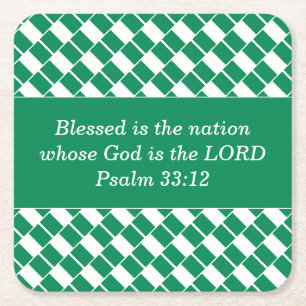 Stylish NIGERIA FLAG Kartonnen Onderzetters