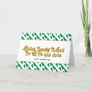 Stylish NIGERIA Giving Bedankt THANKSGIVING Feestdagen Kaart