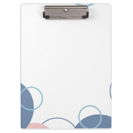 Stylish Notebook with Colorful Circles Design Klembord