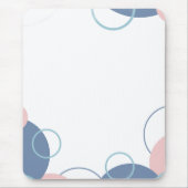 Stylish Notebook with Colorful Circles Design Muismat (Voorkant)
