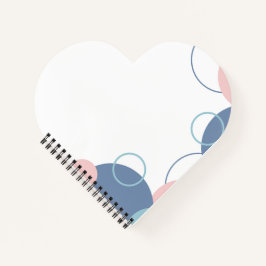 Stylish Notebook with Colorful Circles Design Notitieboek