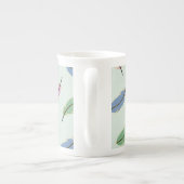 Stylish Pastel Feathers Pattern Porselein Kop (Achterkant)