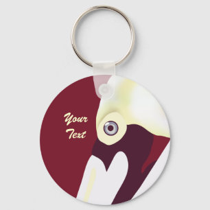 Stylish Pelican Sleutelhanger