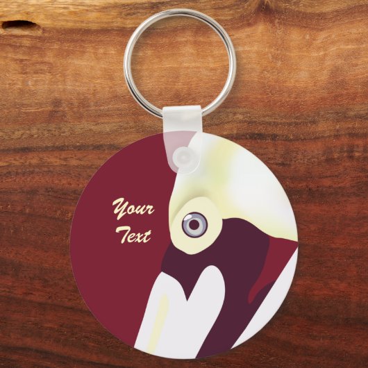 Stylish Pelican Sleutelhanger (Voorkant)