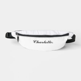 Stylish Personalized Fanny Pack with Your Name Heuptasje