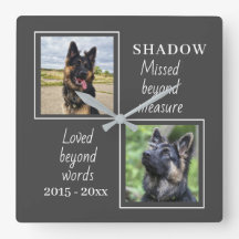 Stylish Pet Memorial Foto Quote
