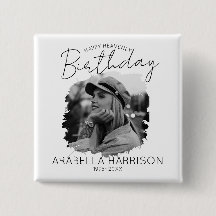 Stylish Photo Birthday Memorial