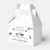 Stylish Police Kids Birthday Bedankdoosjes (Voorkant Zijde)