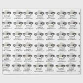 Stylish Police Kids Birthday Cadeaupapier (Vlak)