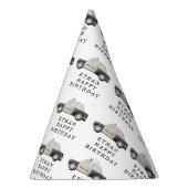 Stylish Police Kids Birthday Feesthoedjes (Rechts)