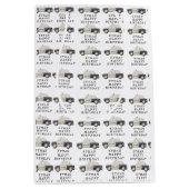 Stylish Police Kids Birthday Medium Cadeauzakje (Voorkant)