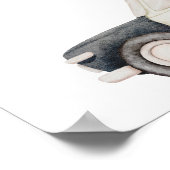 Stylish Police Kids Birthday Poster (Hoek)