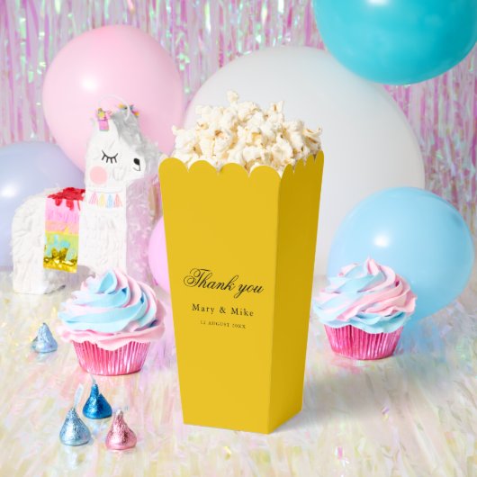 Stylish Popcorn Favor Box for Any Celebration Bedankdoosjes (Feest)
