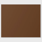 Stylish Puce Brown Solid Color Template Gift Cadeaupapier (Vlak)