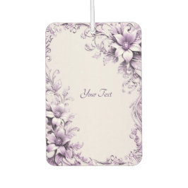 Stylish Purple Flowers Air Freshener Luchtverfrisser