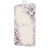 Stylish Purple Flowers Air Freshener Luchtverfrisser (Links)