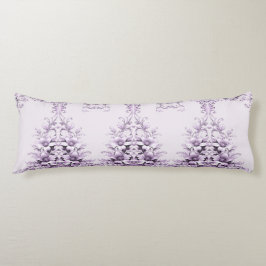 Stylish Purple Flowers Body Pillow Lichaamskussen