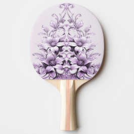 Stylish Purple Flowers Ping Pong Paddle Tafeltennisbatje