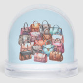 Stylish Purses Snow Globe Chic Sneeuwbol (Achterkant)