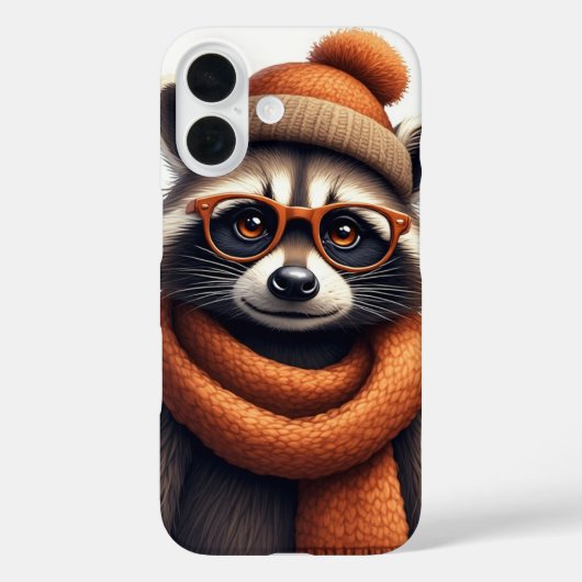 Stylish Raccoon Case-Mate iPhone Case (Achterkant)