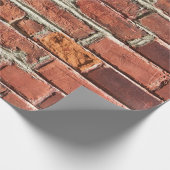 Stylish Red Brick Urban Wall Cadeaupapier (Hoek)