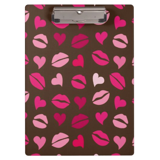 Stylish Red Heart Love Gift for Valentine’s Day Klembord (Voorkant)