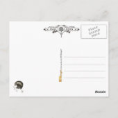 Stylish Retro Bob Hairstijlen Briefkaart (Achterkant)