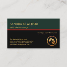 Stylish Retro Lyers Red Line Chemical Engineer