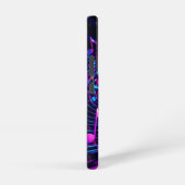 Stylish Retro Musical Notes Samsung Galaxy Hoesje (Rechterkant)