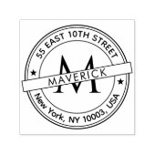 Stylish Return Address Self Inking Stamp Mailing Zelfinktende Stempel (Design)